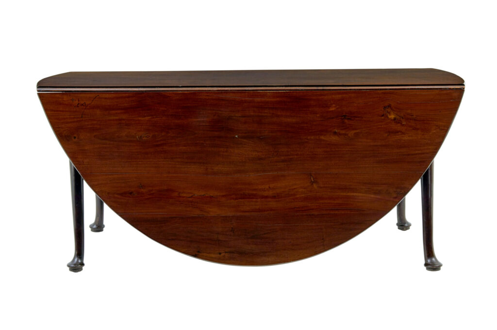 Large Early 19th Century Georgian Gate Leg Dining Table — image 6