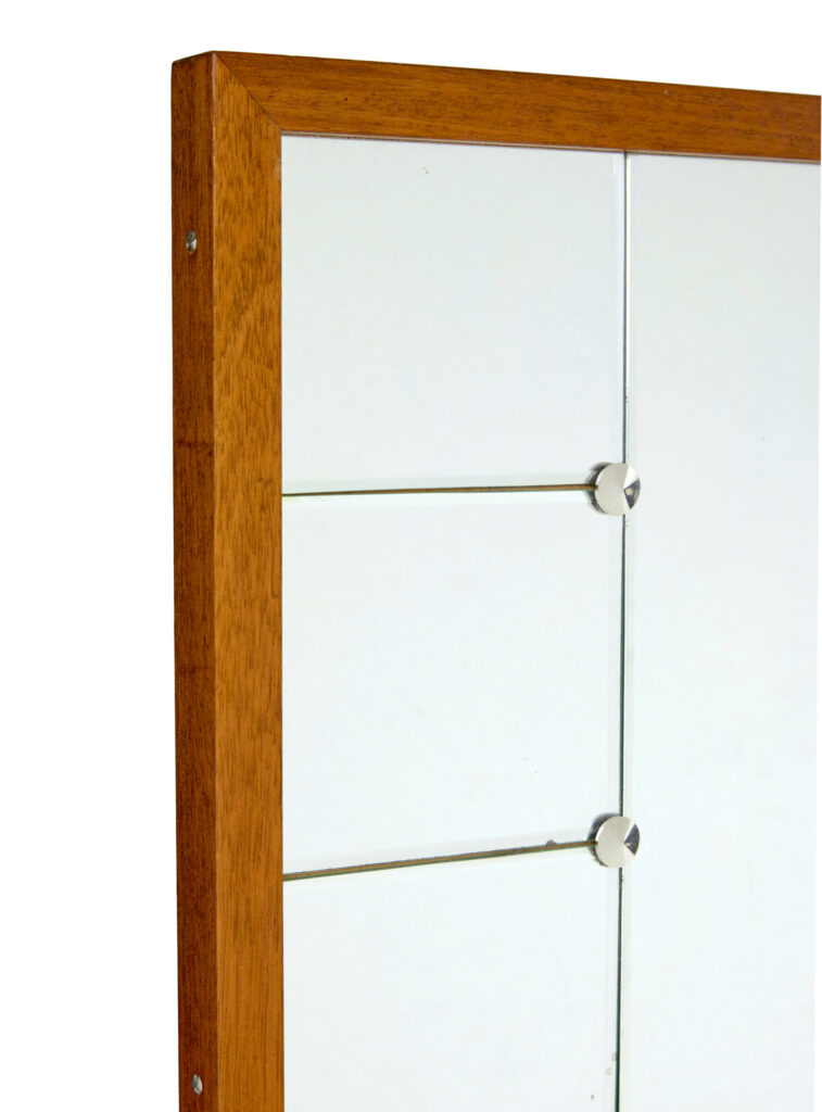 Scandinavian Mid Century Wall Mirror by Glas and Tra — image 6