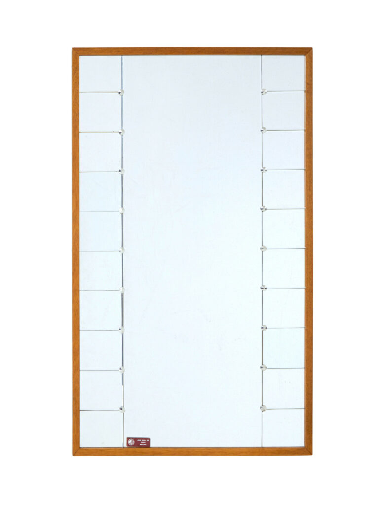 Scandinavian Mid Century Wall Mirror by Glas and Tra