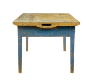 19th Century Scandinavian Painted Pine Bakers Table — thumbnail 8