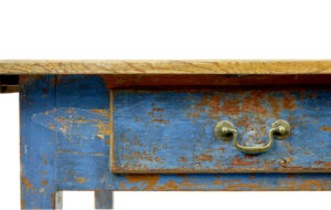 19th Century Scandinavian Painted Pine Bakers Table — thumbnail 4