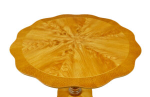Scandinavian Mid Century Elm Shaped Coffee Table — thumbnail 4