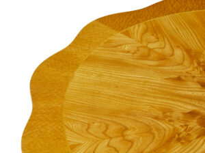 Scandinavian Mid Century Elm Shaped Coffee Table — thumbnail 3