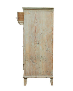 19th Century Original Scraped Paint Swedish Cupboard — thumbnail 7