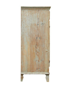 19th Century Original Scraped Paint Swedish Cupboard — thumbnail 5
