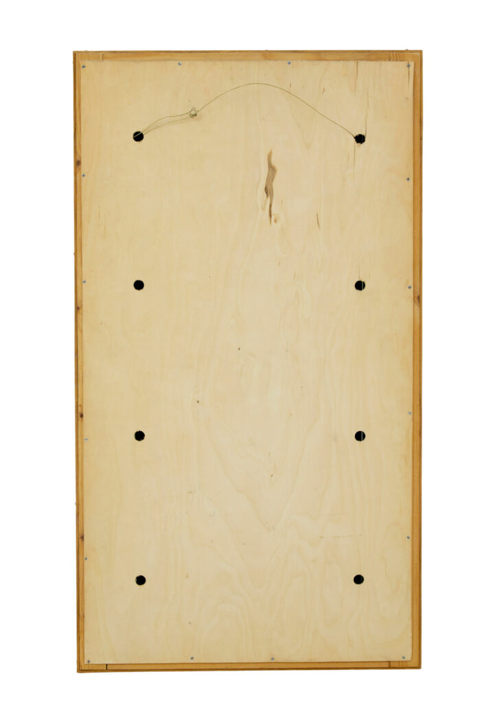 Mid Century Scandinavian Modern Harlequin Mirror — image 4
