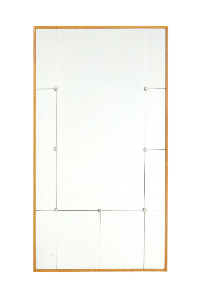 Mid Century Scandinavian Modern Harlequin Mirror