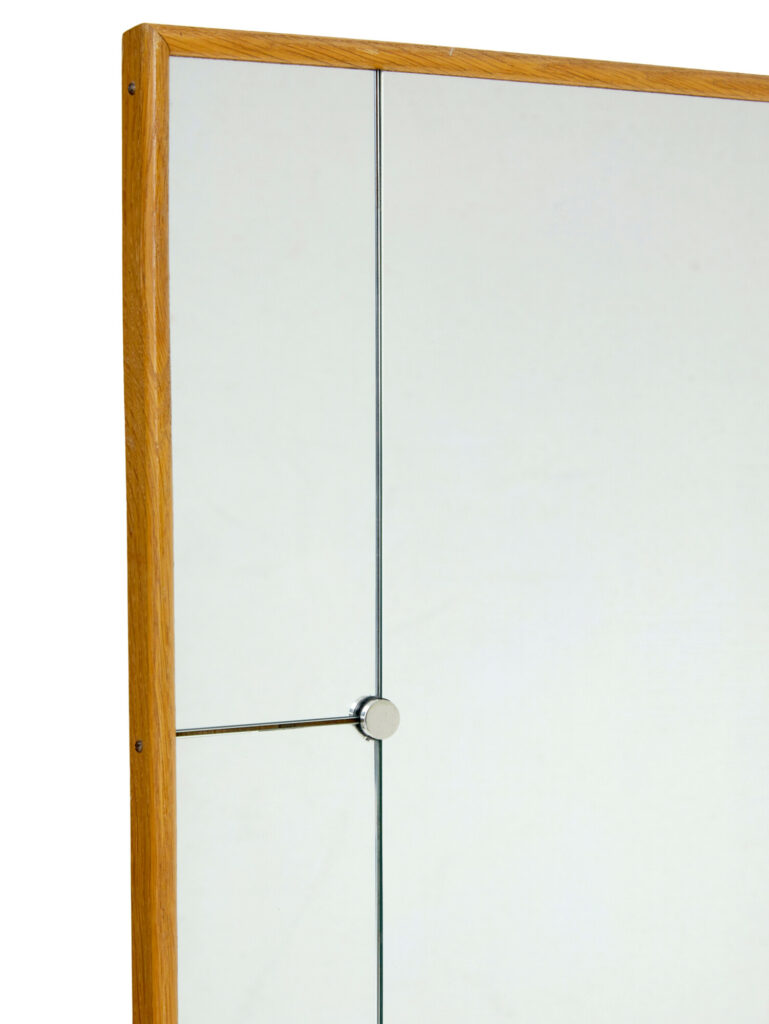Mid Century Scandinavian Modern Harlequin Mirror — image 3
