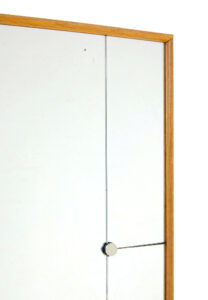 Mid Century Scandinavian Modern Harlequin Mirror — thumbnail 2