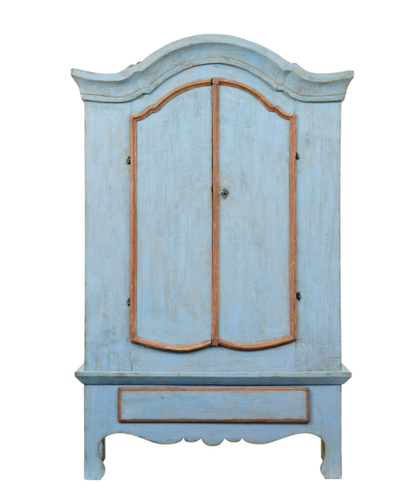 19th Century Swedish Painted Cupboard on Stand — image 9