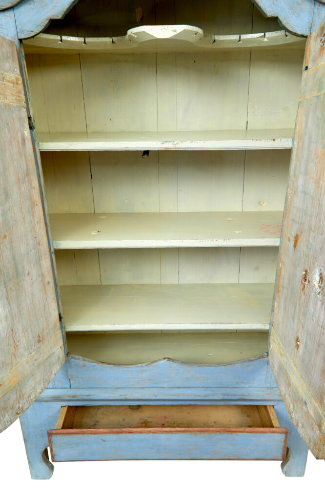 19th Century Swedish Painted Cupboard on Stand — image 2