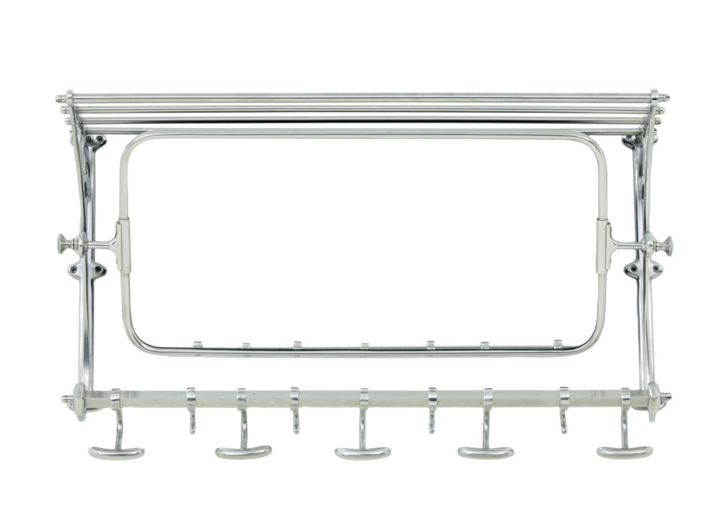 Early 20th Century Chromed Bathroom Vanity Mirror — image 2