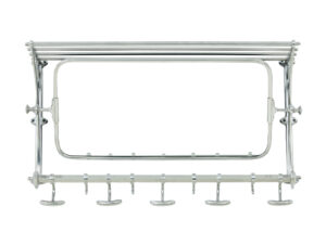 Early 20th Century Chromed Bathroom Vanity Mirror — thumbnail 2
