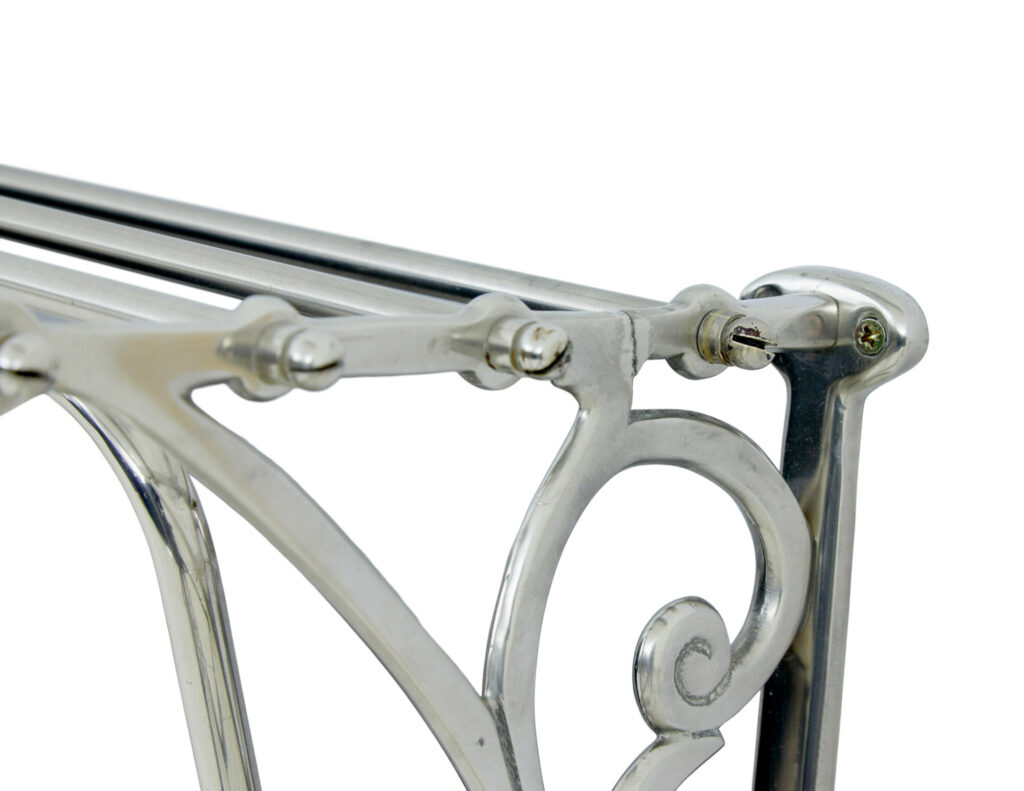 Early 20th Century Chromed Bathroom Vanity Mirror — image 3