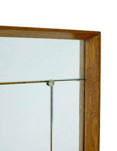 Mid Century Scandinavian Deep Framed Harlequin Mirror — thumbnail 4