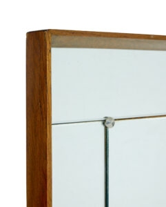Mid Century Scandinavian Deep Framed Harlequin Mirror — thumbnail 3