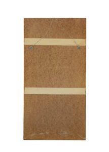 Mid Century Scandinavian Deep Framed Harlequin Mirror — thumbnail 5