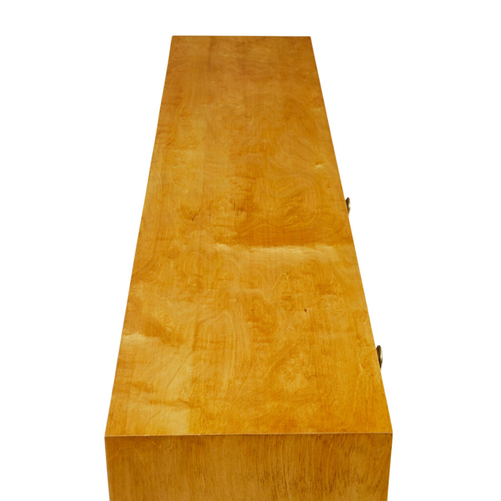 Scandinavian Birch Low Open Bookcase by Smf Bodafors — image 11