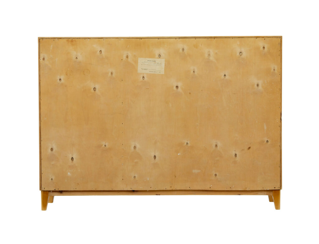 Scandinavian Birch Low Open Bookcase by Smf Bodafors — image 4
