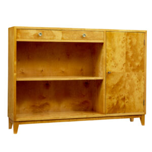 SCANDINAVIAN BIRCH LOW OPEN BOOKCASE BY SMF BODAFORS