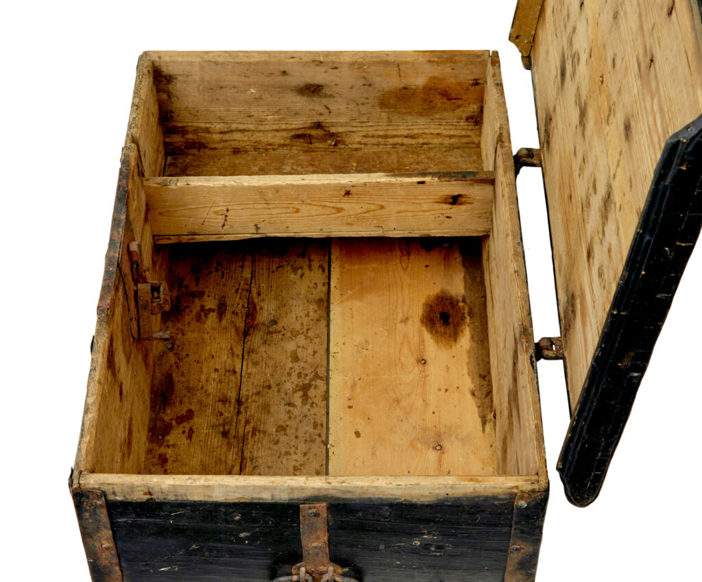 Scandinavian Mid 19th Century Painted Pine Chest — image 2