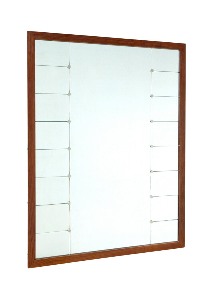 Scandinavian Mid Century Wall Mirror by Glas and Tra — image 2
