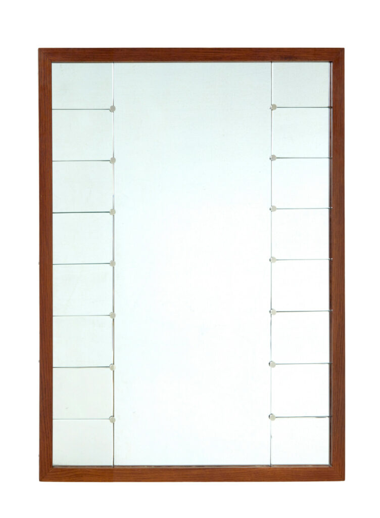 SCANDINAVIAN MID CENTURY WALL MIRROR BY GLAS AND TRA
