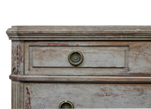 19th Century Pair of Swedish Hand Painted Chest of Drawers — thumbnail 5