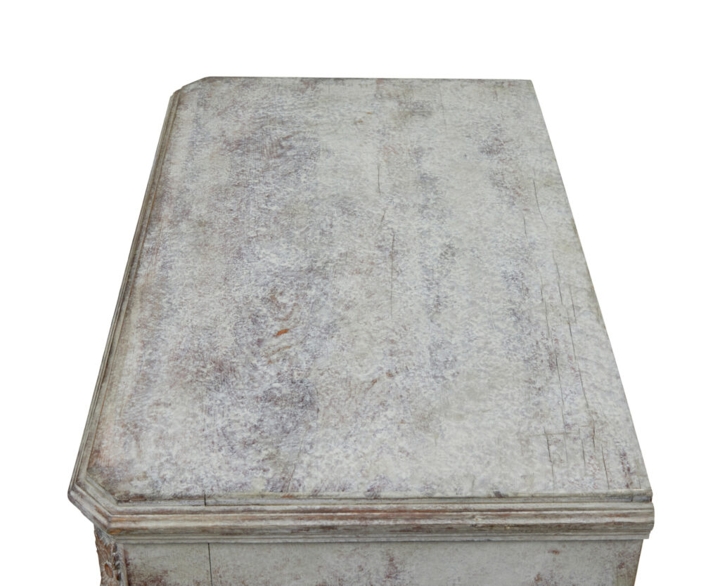 19th Century Pair of Swedish Hand Painted Chest of Drawers — image 3
