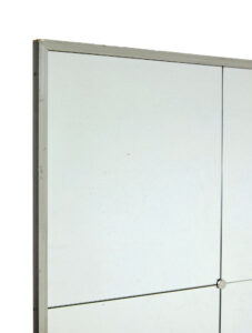 Scandinavian Mid Century Wall Mirror with Grey Frame — thumbnail 3