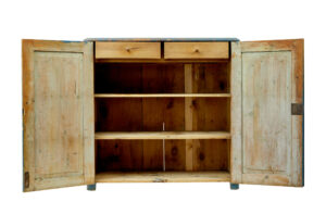 Early 19th Century Rustic Painted Scandinavian Cupboard — thumbnail 6