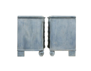 Swedish Pair of 19th Century Painted Serpentine Shaped Chest of Drawers — thumbnail 6