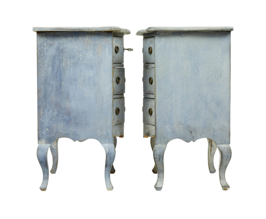 Pair of 19th Century Painted Swedish Commodes — image 2