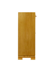 Mid Century Scandinavian Low Open Bookcase in Elm — thumbnail 7