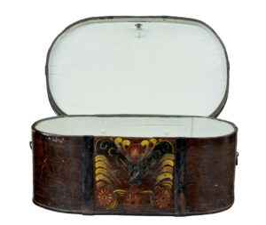 Decorative Traditional 19th Century Hand Painted Swedish Box — thumbnail 7