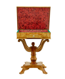 19th Century Scandinavian Burr Birch and Elm Occasional Table — thumbnail 12
