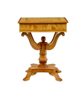 19th Century Scandinavian Burr Birch and Elm Occasional Table — thumbnail 10