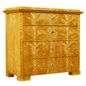 19TH CENTURY SWEDISH BIEDERMEIER SECRETAIRE CHEST OF DRAWERS