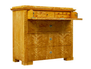19th Century Swedish Biedermeier Secretaire Chest of Drawers — thumbnail 12