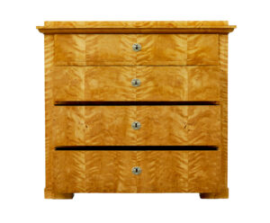 19th Century Swedish Biedermeier Secretaire Chest of Drawers — thumbnail 10