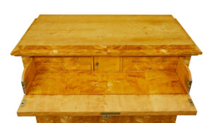 19th Century Swedish Biedermeier Secretaire Chest of Drawers — thumbnail 3