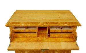 19th Century Swedish Biedermeier Secretaire Chest of Drawers — thumbnail 2