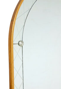 Mid Century Arched and Etched Mirror by Glas & Tra — thumbnail 4