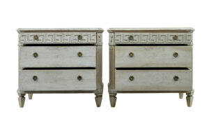 Pair of 19th Century Painted Swedish Chest of Drawers — thumbnail 10