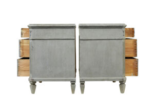 Pair of 19th Century Painted Swedish Chest of Drawers — thumbnail 9