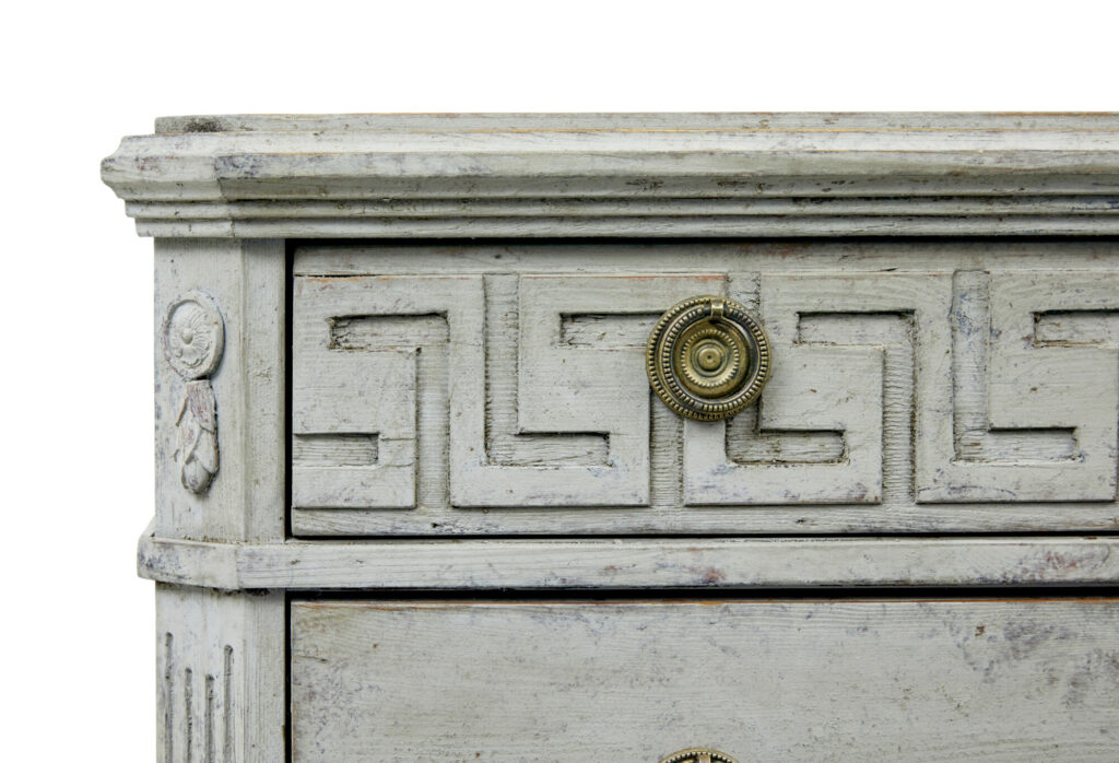 Pair of 19th Century Painted Swedish Chest of Drawers — image 6
