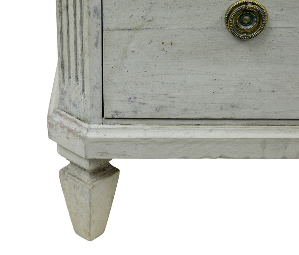 Pair of 19th Century Painted Swedish Chest of Drawers — image 5