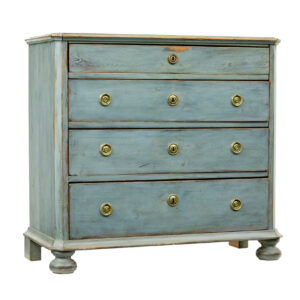 19TH CENTURY GUSTAVIAN INFLUENCED CHEST OF DRAWERS