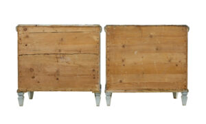 Pair of 19th Century Chest of Drawers with Faux Marble Tops — thumbnail 7