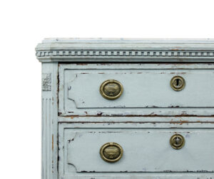 Pair of 19th Century Chest of Drawers with Faux Marble Tops — thumbnail 6